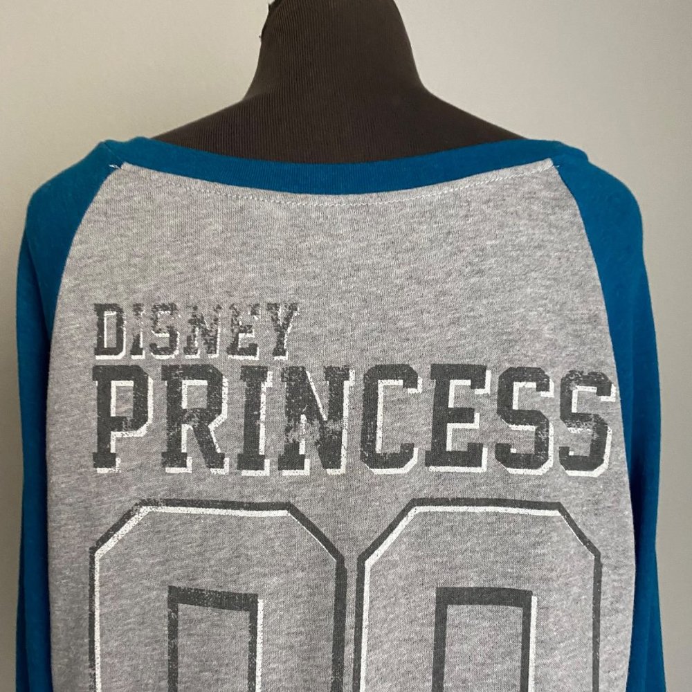 Disnesyland Resort sz M cotton Little Mermaid Long sleeve scoop neck sweat shirt - Picture 5 of 7